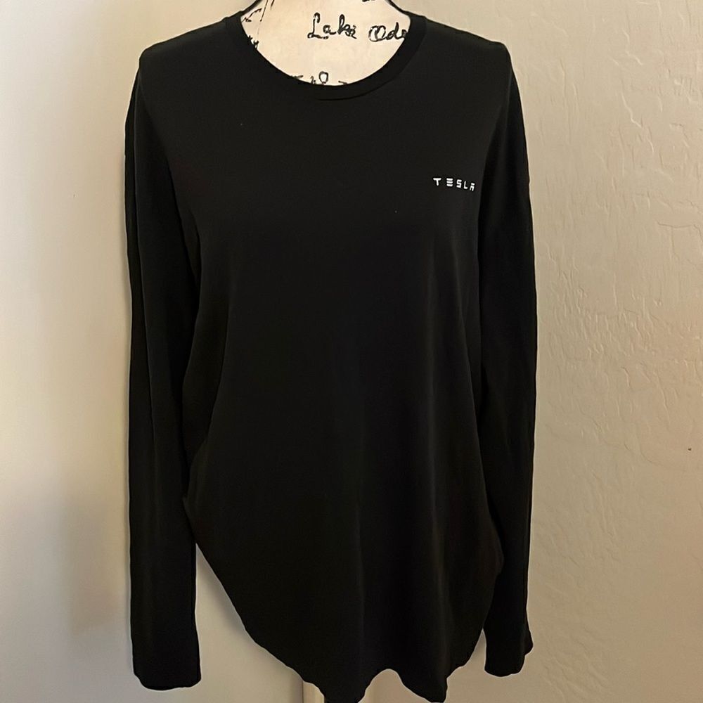 Tesla Luxury Car Brand Long Sleeve Shirt